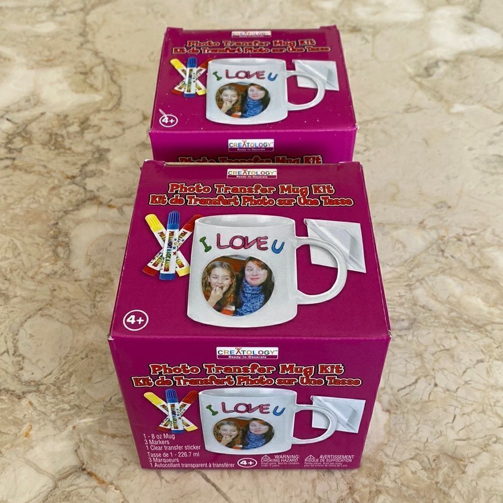 NWT Photo Transfer Mug Kit